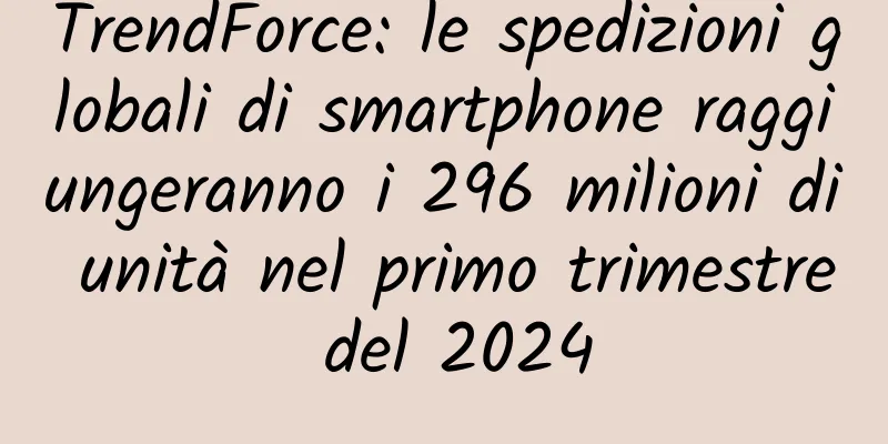 TrendForce: le spedizioni globali di smartphone raggiungeranno i 296 milioni di unità nel primo trimestre del 2024