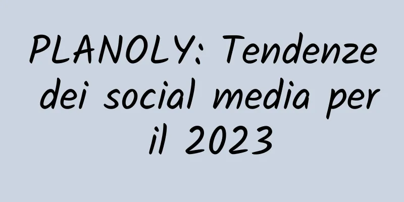 PLANOLY: Tendenze dei social media per il 2023