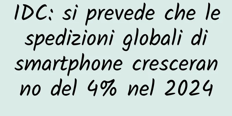 IDC: si prevede che le spedizioni globali di smartphone cresceranno del 4% nel 2024