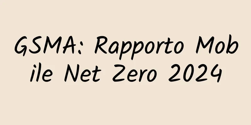 GSMA: Rapporto Mobile Net Zero 2024