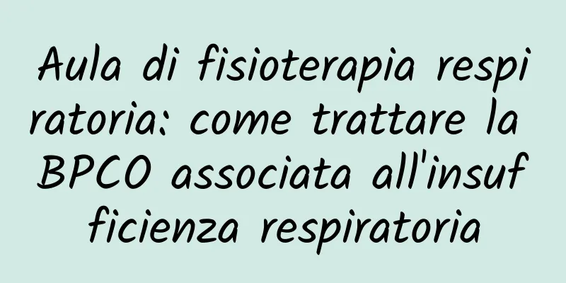 Aula di fisioterapia respiratoria: come trattare la BPCO associata all'insufficienza respiratoria