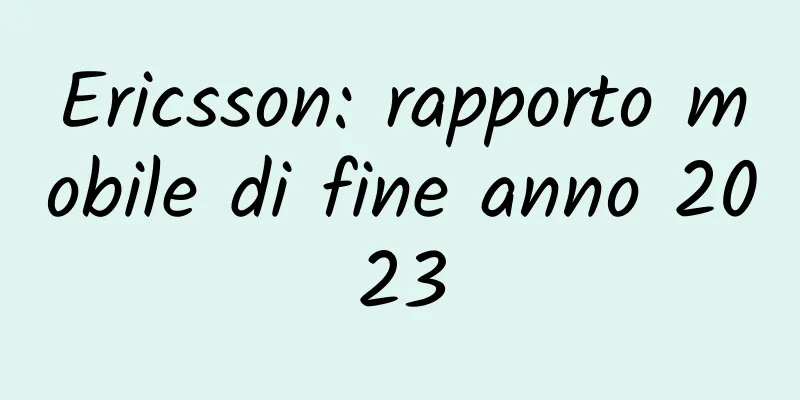 Ericsson: rapporto mobile di fine anno 2023