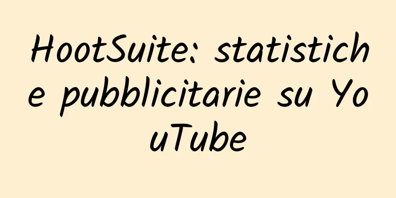 HootSuite: statistiche pubblicitarie su YouTube