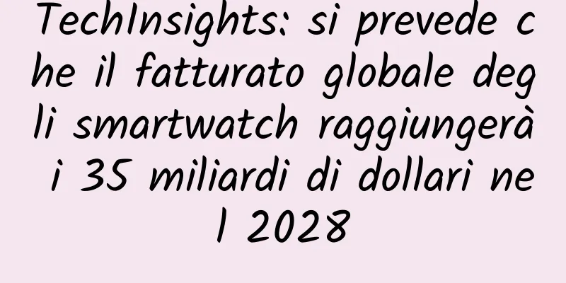 TechInsights: si prevede che il fatturato globale degli smartwatch raggiungerà i 35 miliardi di dollari nel 2028