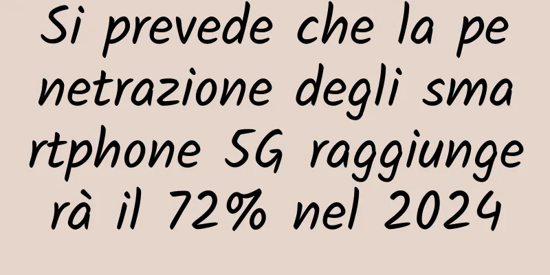 Si prevede che la penetrazione degli smartphone 5G raggiungerà il 72% nel 2024