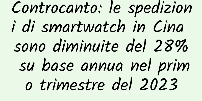 Controcanto: le spedizioni di smartwatch in Cina sono diminuite del 28% su base annua nel primo trimestre del 2023
