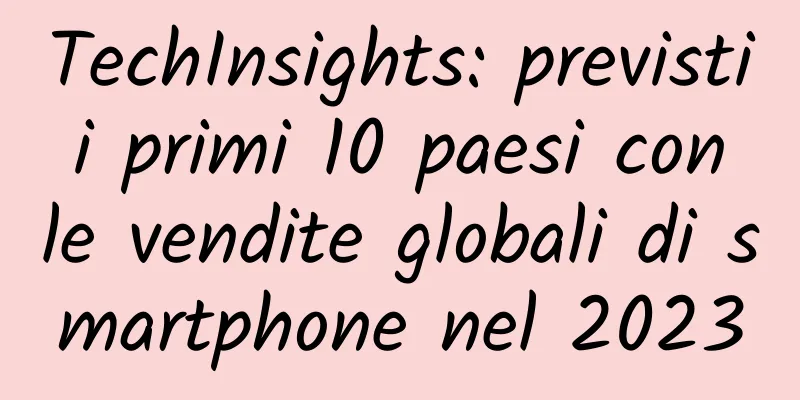 TechInsights: previsti i primi 10 paesi con le vendite globali di smartphone nel 2023