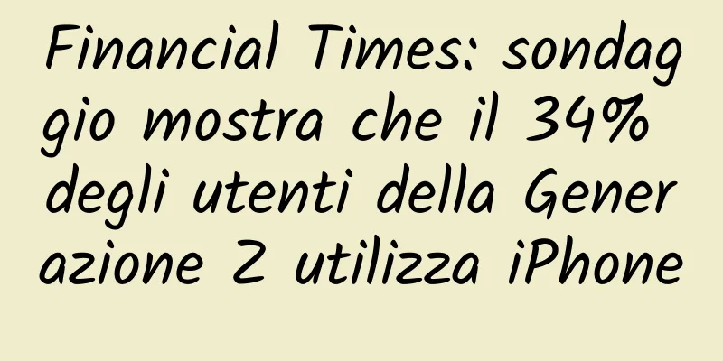 Financial Times: sondaggio mostra che il 34% degli utenti della Generazione Z utilizza iPhone