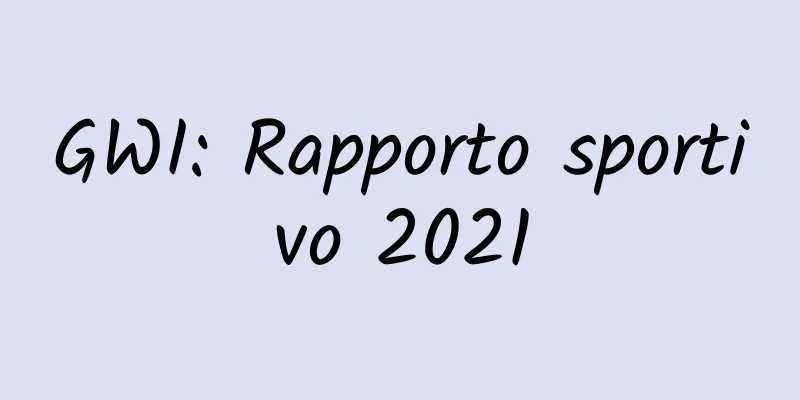 GWI: Rapporto sportivo 2021