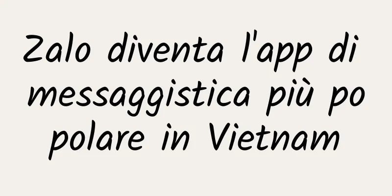 Zalo diventa l'app di messaggistica più popolare in Vietnam