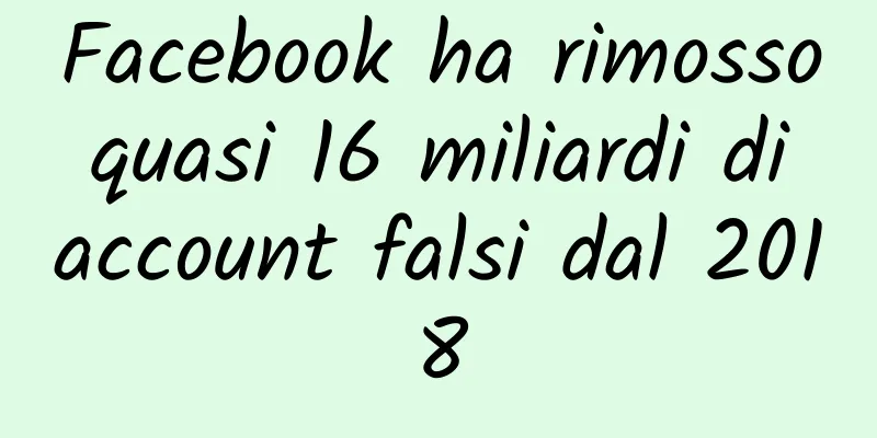 Facebook ha rimosso quasi 16 miliardi di account falsi dal 2018