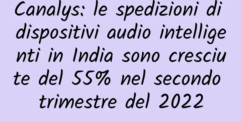 Canalys: le spedizioni di dispositivi audio intelligenti in India sono cresciute del 55% nel secondo trimestre del 2022