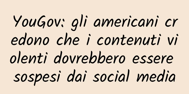 YouGov: gli americani credono che i contenuti violenti dovrebbero essere sospesi dai social media