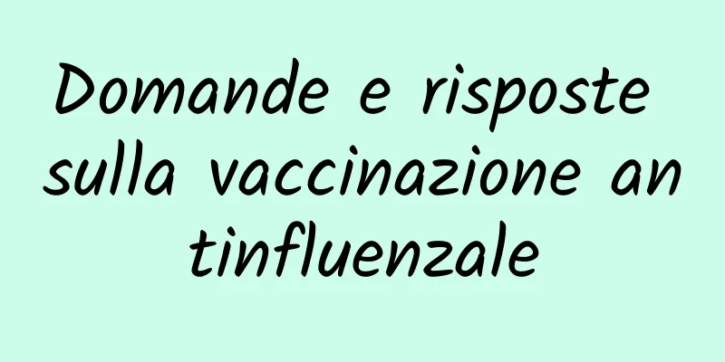 Domande e risposte sulla vaccinazione antinfluenzale
