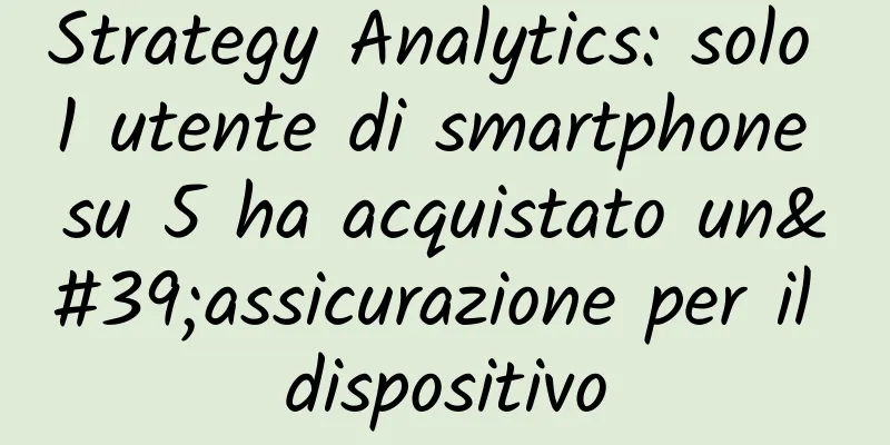 Strategy Analytics: solo 1 utente di smartphone su 5 ha acquistato un'assicurazione per il dispositivo