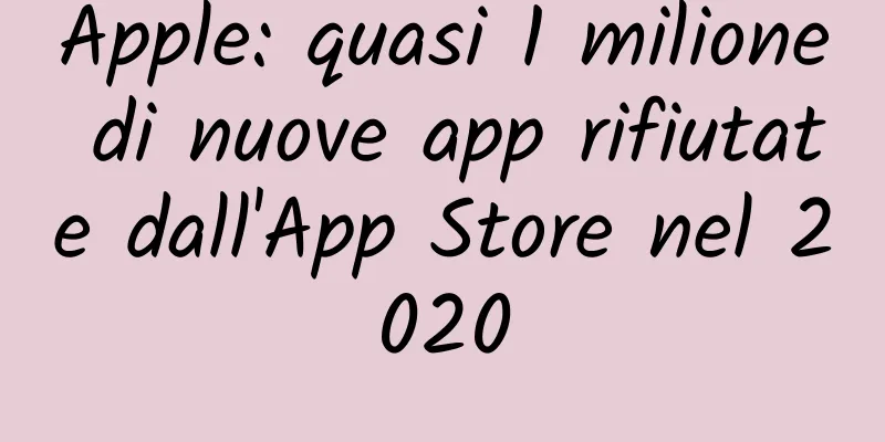 Apple: quasi 1 milione di nuove app rifiutate dall'App Store nel 2020