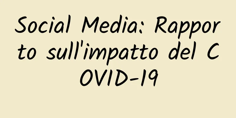 Social Media: Rapporto sull'impatto del COVID-19