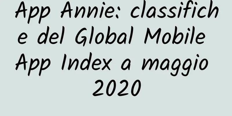 App Annie: classifiche del Global Mobile App Index a maggio 2020