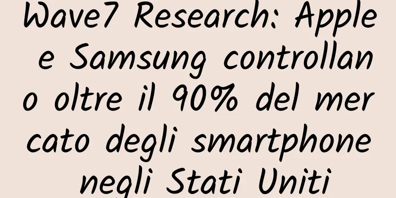 Wave7 Research: Apple e Samsung controllano oltre il 90% del mercato degli smartphone negli Stati Uniti