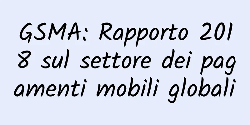 GSMA: Rapporto 2018 sul settore dei pagamenti mobili globali