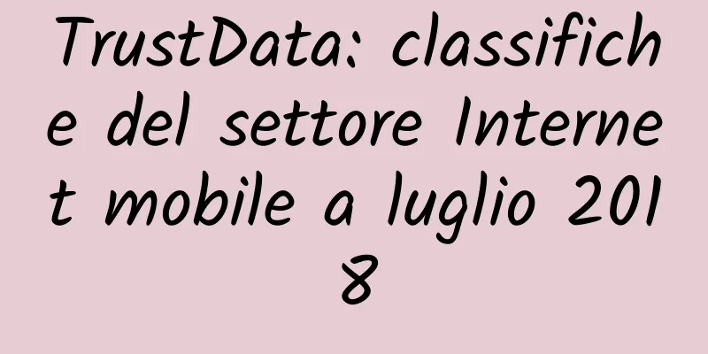 TrustData: classifiche del settore Internet mobile a luglio 2018