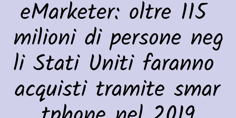 eMarketer: oltre 115 milioni di persone negli Stati Uniti faranno acquisti tramite smartphone nel 2019