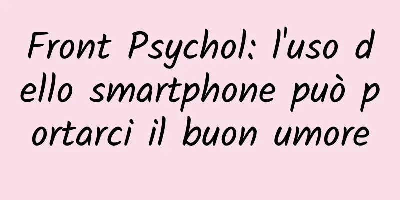 Front Psychol: l'uso dello smartphone può portarci il buon umore