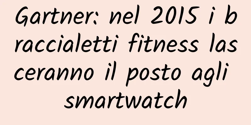 Gartner: nel 2015 i braccialetti fitness lasceranno il posto agli smartwatch