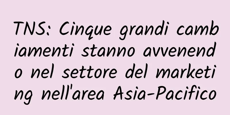 TNS: Cinque grandi cambiamenti stanno avvenendo nel settore del marketing nell'area Asia-Pacifico