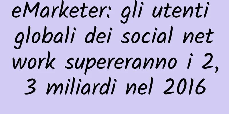 eMarketer: gli utenti globali dei social network supereranno i 2,3 miliardi nel 2016