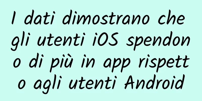 I dati dimostrano che gli utenti iOS spendono di più in app rispetto agli utenti Android