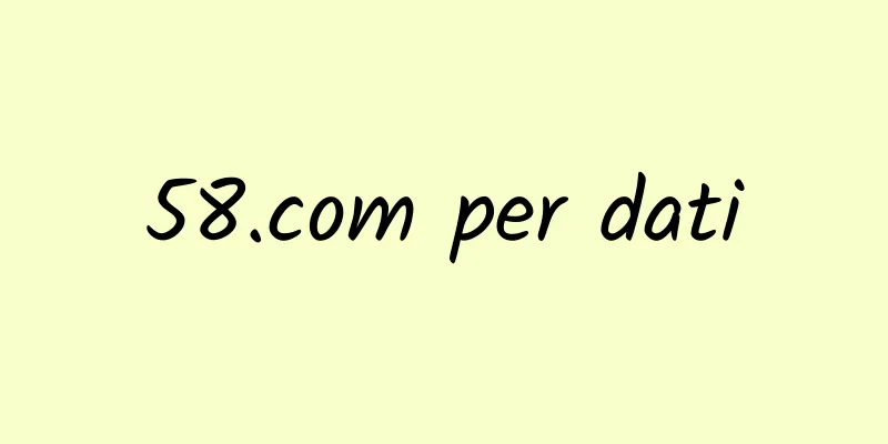 58.com per dati