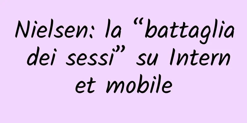 Nielsen: la “battaglia dei sessi” su Internet mobile
