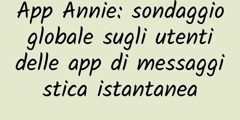App Annie: sondaggio globale sugli utenti delle app di messaggistica istantanea
