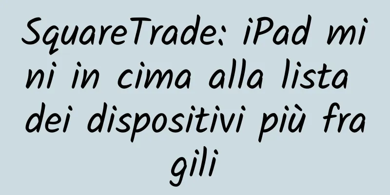 SquareTrade: iPad mini in cima alla lista dei dispositivi più fragili