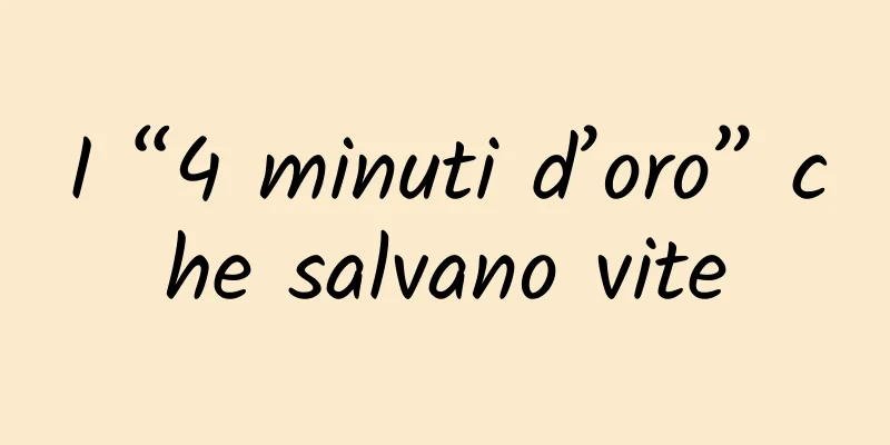 I “4 minuti d’oro” che salvano vite