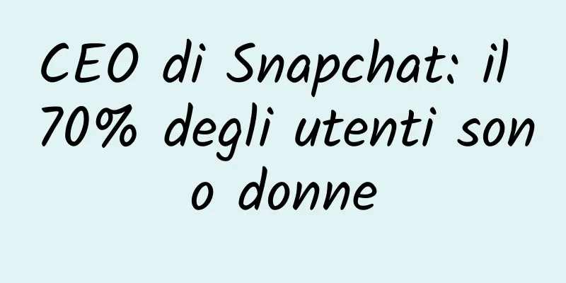 CEO di Snapchat: il 70% degli utenti sono donne