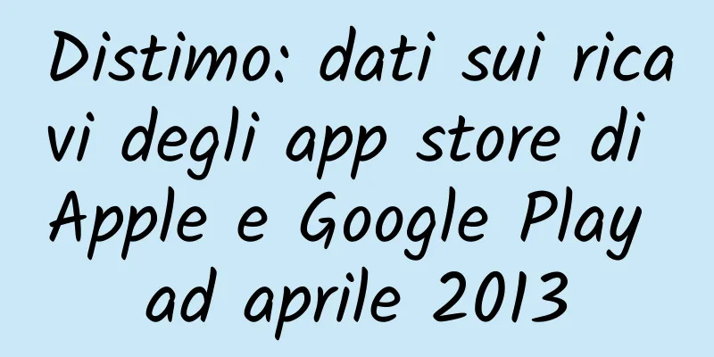 Distimo: dati sui ricavi degli app store di Apple e Google Play ad aprile 2013
