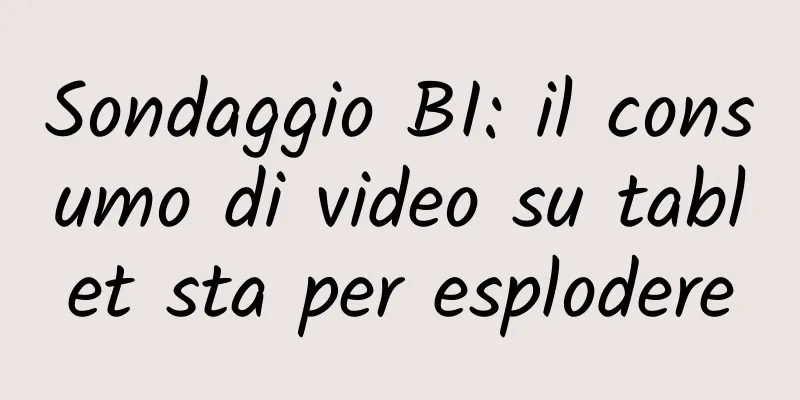 Sondaggio BI: il consumo di video su tablet sta per esplodere