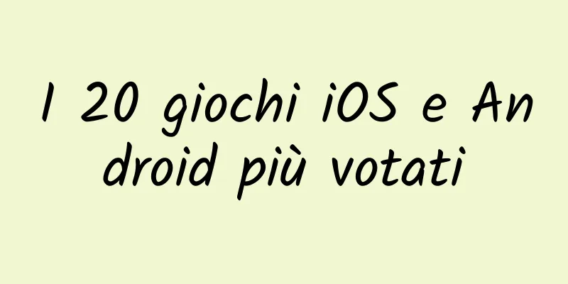I 20 giochi iOS e Android più votati