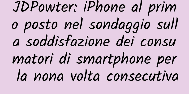 JDPowter: iPhone al primo posto nel sondaggio sulla soddisfazione dei consumatori di smartphone per la nona volta consecutiva