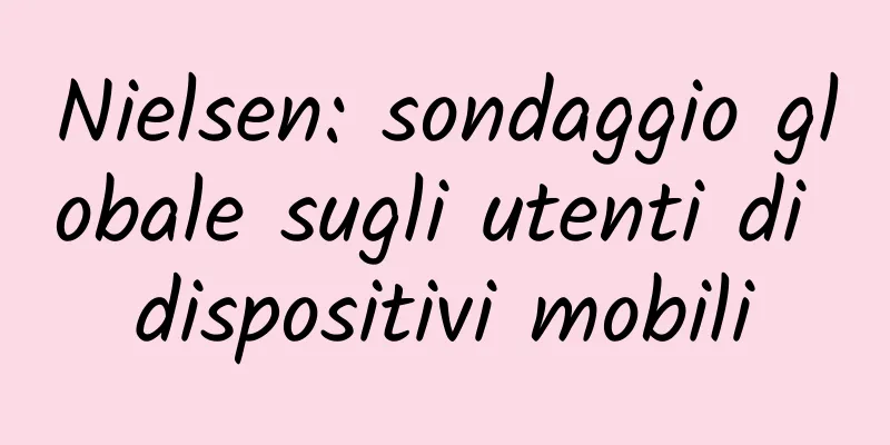 Nielsen: sondaggio globale sugli utenti di dispositivi mobili