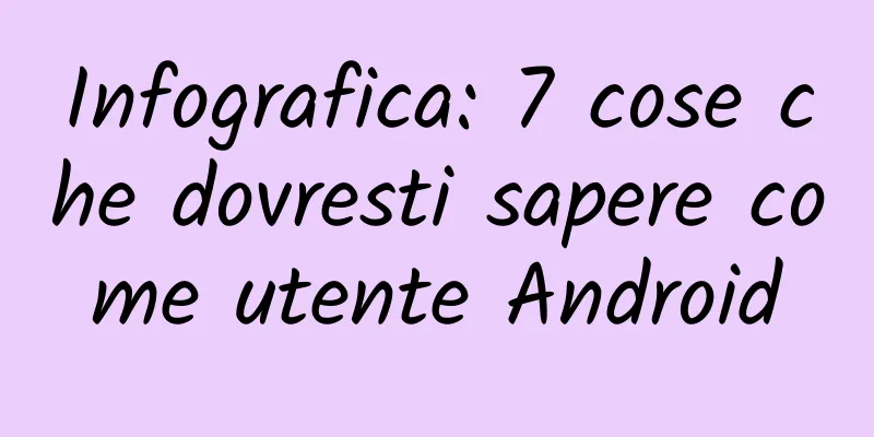 Infografica: 7 cose che dovresti sapere come utente Android