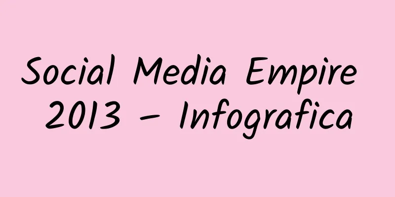Social Media Empire 2013 – Infografica