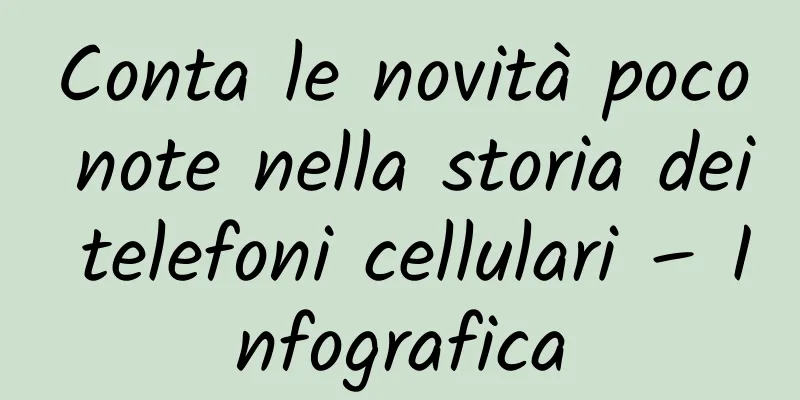 Conta le novità poco note nella storia dei telefoni cellulari – Infografica