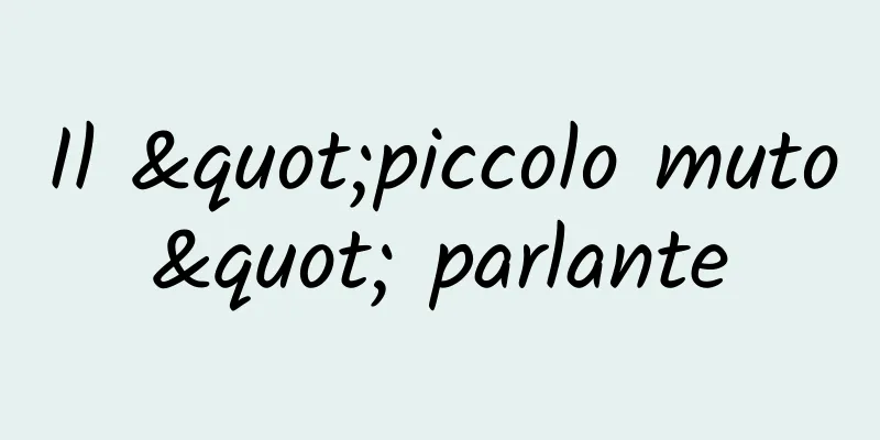 Il "piccolo muto" parlante