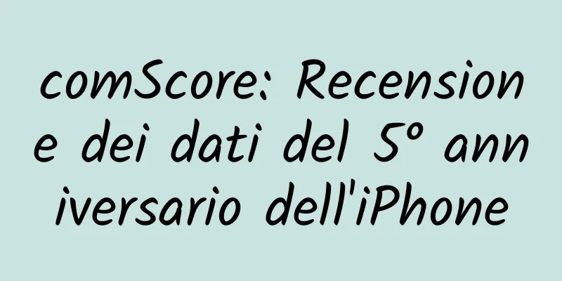 comScore: Recensione dei dati del 5° anniversario dell'iPhone