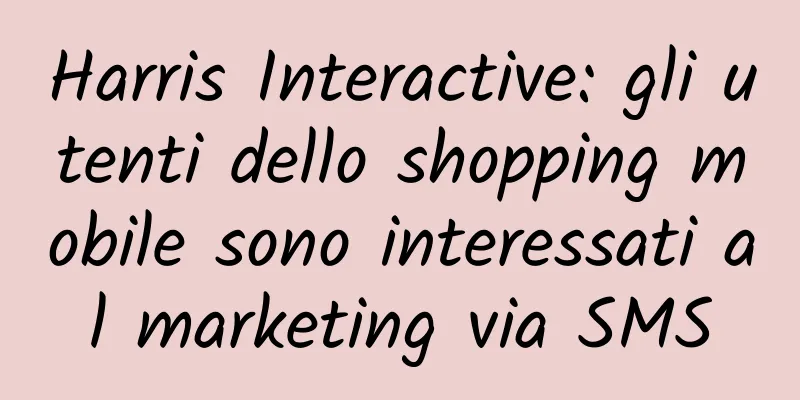 Harris Interactive: gli utenti dello shopping mobile sono interessati al marketing via SMS