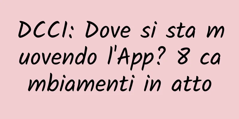 DCCI: Dove si sta muovendo l'App? 8 cambiamenti in atto