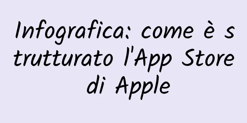 Infografica: come è strutturato l'App Store di Apple